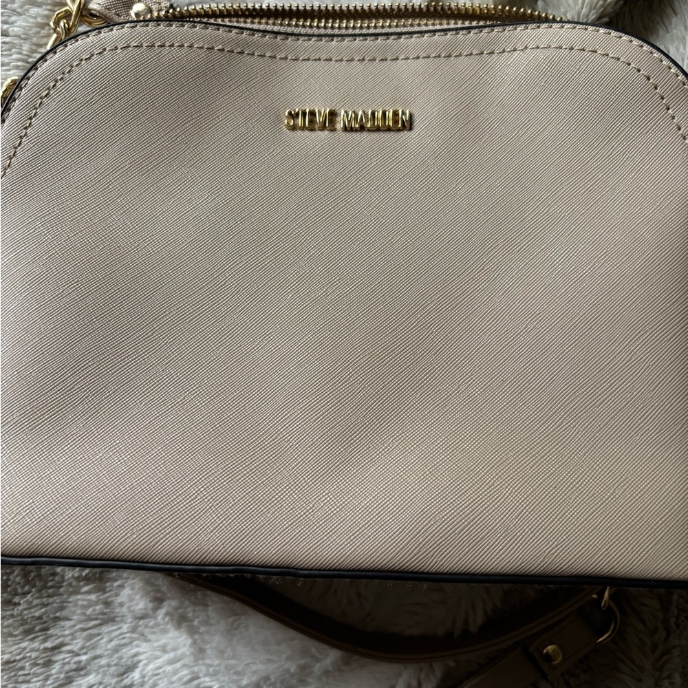 Steve Madden Beige Crossbody Bag